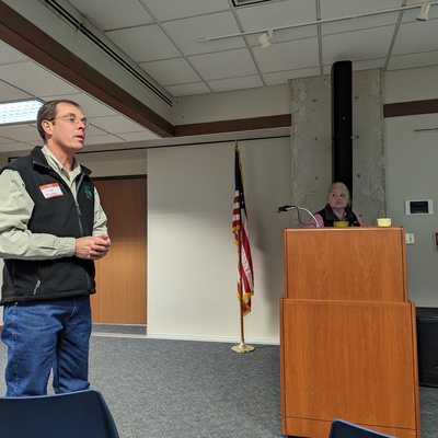 Thad Rhodes, district forester for the State of Kansas