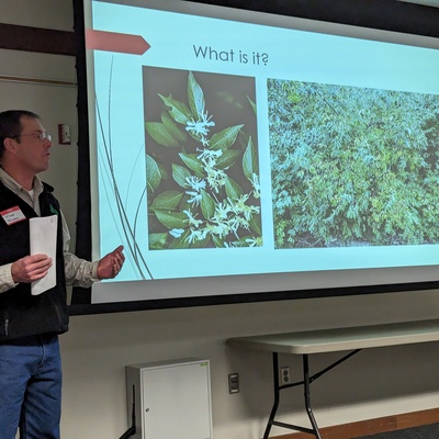 Thad Rhodes, district forester for the State of Kansas