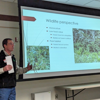 Thad Rhodes, district forester for the State of Kansas